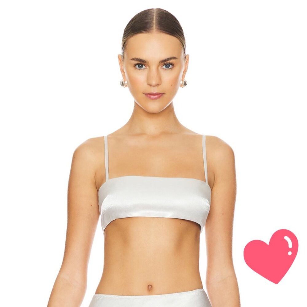 Lovers and Friends Tops Bralette Elaine Top Turquoise Size Small Women's Crop
